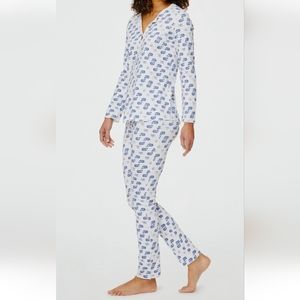 Roller Rabbit Pajama Set Anthropologie Moby The Whale Size XL